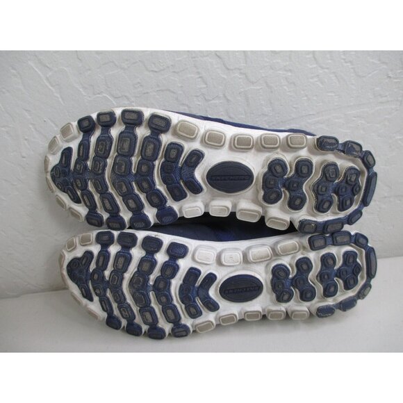 Skechers Memory foam mesh walking shoes blue sz 10 - Picture 9 of 10